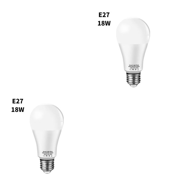 Bombilla LED RGB inteligente Matsuzay Tuya WiFi E27 12W 15W 18W
