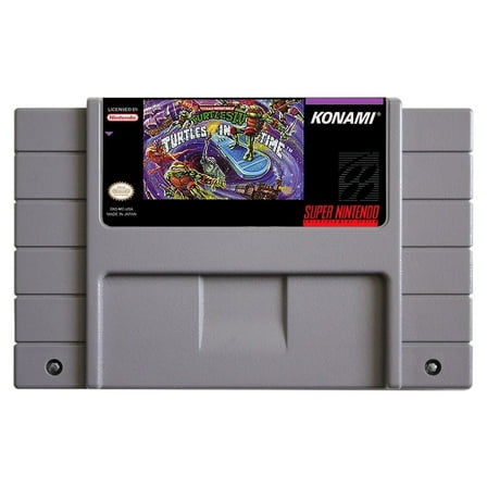 Teenage Mutant Ninja Turtles IV - Turtles in Time, USA Cartridge Super Game for Nintendo