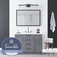 thumbnail image 4 of Prominence Home Fairendale 4 Light Matte Black Bathroom Vanity Light with Frosted Glass, 4 of 10