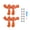 orange, variant on Propellers Replacement for DJI NEO 2, Low-Noise Propeller Colorful Wing Blade Spare Prop Wings Parts with Screwdriver & Screws Set compatible with Neo 2 Drone Accessories