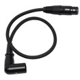 thumbnail image 3 of Durable 3 Pin XLR Right Angle Male To Female Soft Plug Microphone Cable Audio Connector Shielded Cord Microphone Cable Adapter, 3 of 10