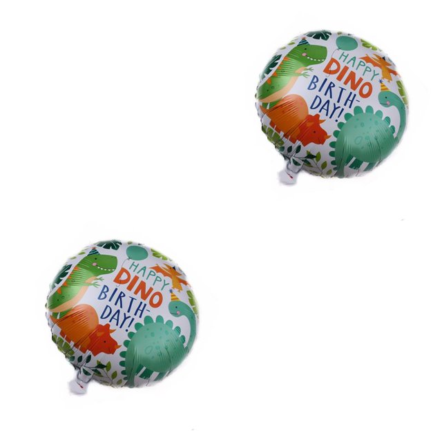 Kearding Globos de cumpleaños de gran tamaño para niños, regalos para casa con temática de dinosaurios, Kit de decoraciones para Elementos de dinosaurio 2piezas