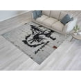thumbnail image 2 of Banksy Rug, Office Decor Rugs, Popular Rugs, Mona Lisa Rugs, Street Rug, Entryway Rug, Stair Rugs, Painting Rugs, Graffiti Rug, Wedding Rugs, 3.9'x5.9' - 120x180 cm, 2 of 8