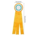 thumbnail image 4 of Class Trophy,Generous Ribbon Rosette Badge Ribbon Pin Winner Medal High-Precision Functionality, 4 of 8