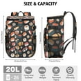 thumbnail image 3 of Cooler Backpack 26 Cans Insulated Backpack Cooler for Men & Women,Sushi Mesh Coolers Bag for Picnics, 3 of 6