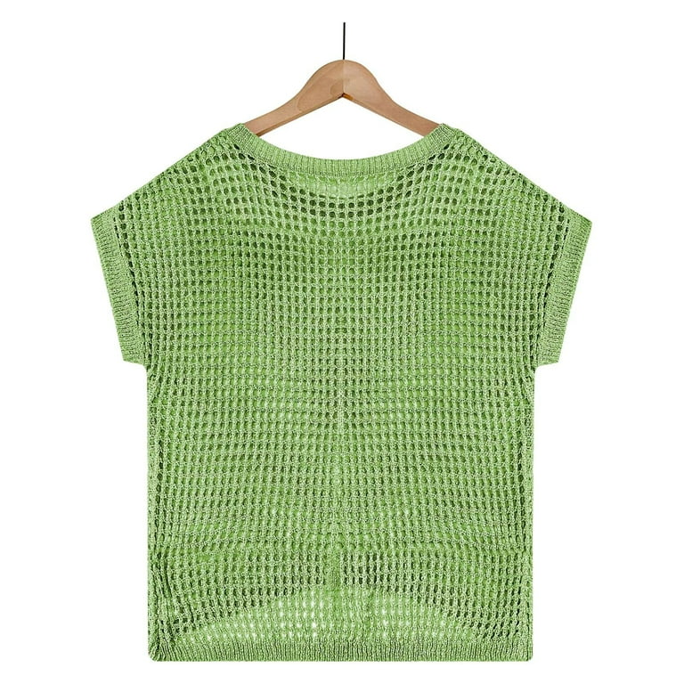 トップス CLANE CROCHET SHORT KNIT TOPS CLANE CROCHET SHORT KNIT TOPS