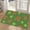 Clover-B, variant on Lucky Clover Welcome Mat Leopard Print Clover Door Mats Thick Four Leaf St.Patricks Car Bath Mats Green Non Slip Outside Floor Mat Rug for Outdoor Indoor