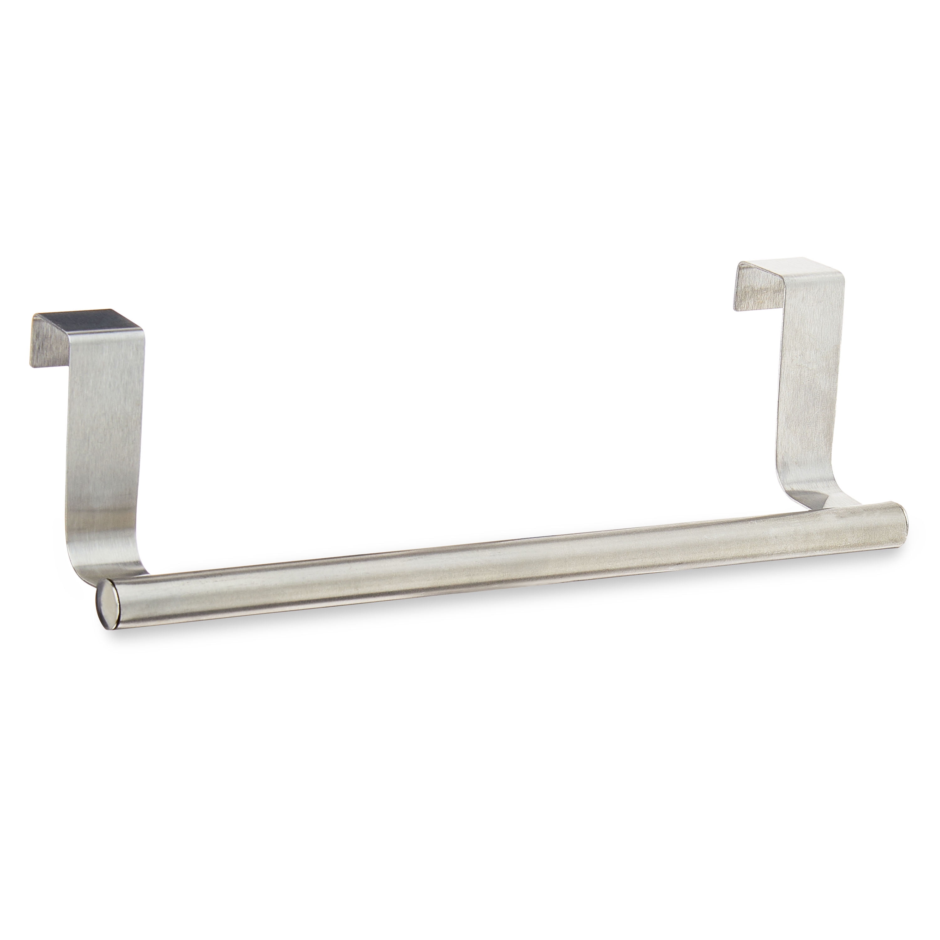 Mainstays Stainless Steel Over The Cabinet Towels Holder, 9 Inch, A Practical Choice for Towel Storage and Kitchen Organization