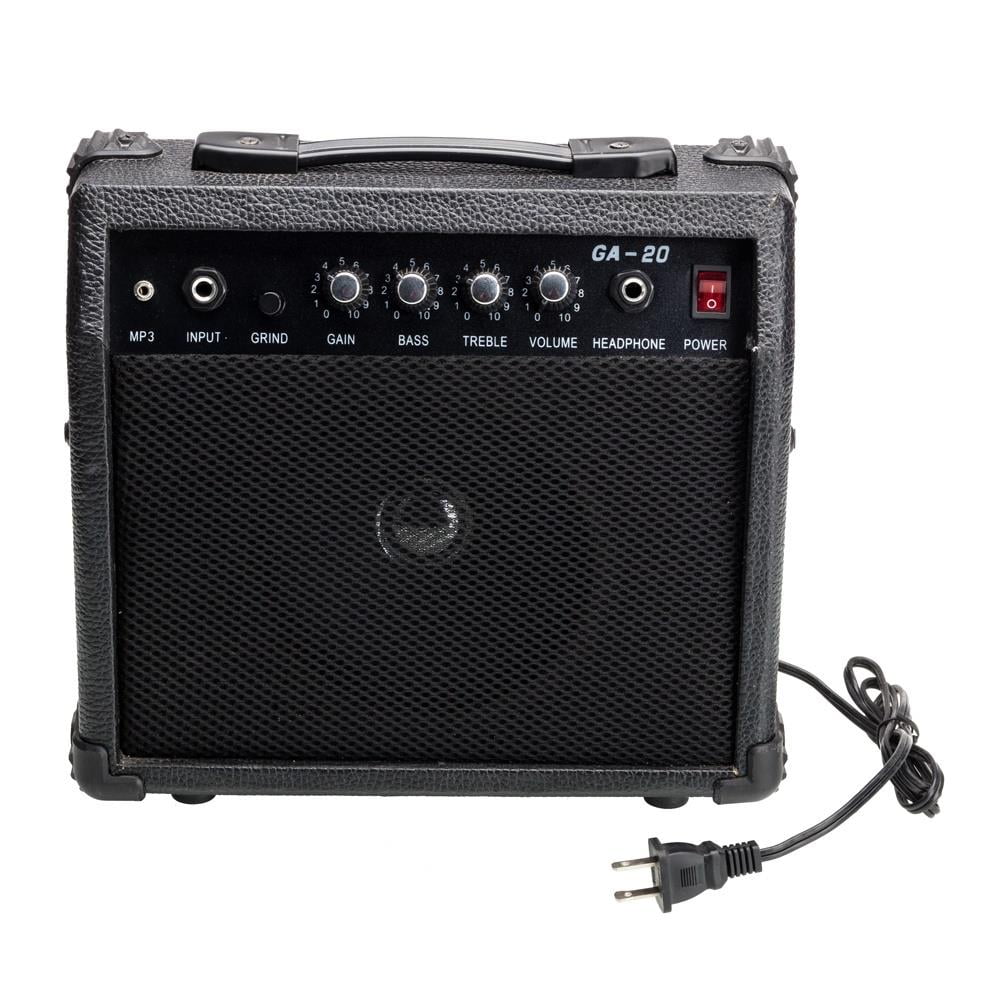 Zimtown Full Size Electric Guitar for Beginner with 20 Watt Amp and Accessories,Sky/Bright Blue with Black Pickguard