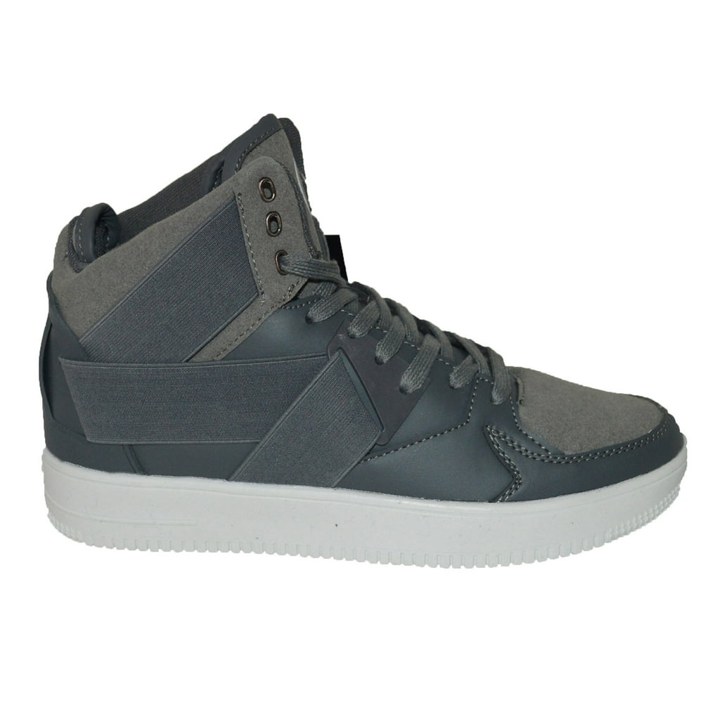 Mecca - Mecca Wynn Men's Mixed Media Lace Up High Top Sneakers ...