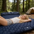 thumbnail image 5 of Camping Mattress Pad,Sleeping Pads For Floor,Step On Inflatable Sleeping Pad,75*48IN Inflatable Sleeping Pad,Self Inflating Sleeping Pad,Outdoor Proof Sleeping Pad Camping Portable T Nap(Navy), 5 of 6