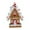Style C, variant on HILABEE Christmas Gingerbread House Village House for Holiday Fireplace Scene Layout Style C