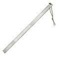 Heavy Duty Metal Ruler with Inch and Centimeter Scales for Precise ...