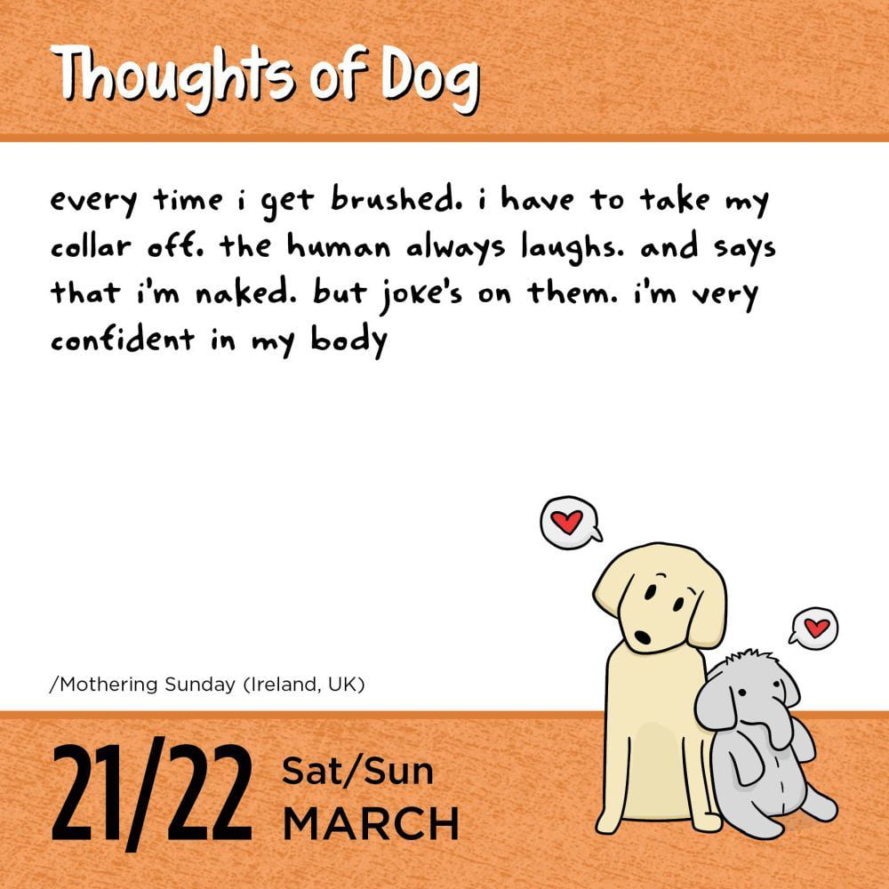 Thoughts Of Dog 2020 Planner the quotes