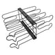 thumbnail image 2 of Black Iron Kitchen Storage Rack for Holding Pot Covers and Utensils Keeping Countertops Clean 8 Layer, 2 of 2