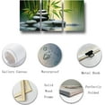 thumbnail image 2 of ZHONGYUTONG Zen Bathroom Wall Art 3 Pieces Stone Green Bamboo on Water Picture Prints Spiritual Relaxing Canvas Poster Spa Artwork Meditation Room Decor (11.00" x 14.00" x 3PCS), 2 of 6