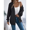 thumbnail image 2 of Long Sleeve Knit Cardigan (M, Beige), 2 of 7