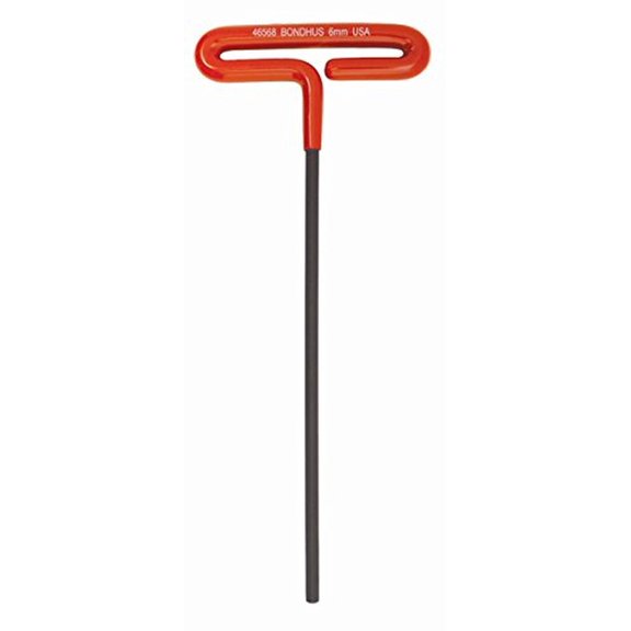 Bondhus 46568 6mm Hex Tip Cushion Grip Loop T-Handle 250mm 2 Piece