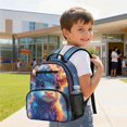 thumbnail image 3 of KUIFORTI Cow Print Kids School Bag with Side Pockets Toddler Backpack Fashion Print Bookbag with Adjustable Straps Laptop Compartment for Preschool Kindergarten Daily Use, 3 of 7