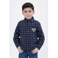 thumbnail image 4 of Monster Jam Grave Digger Flannel Matching Family Button Down Shirt Plaid Toddler to Big Kid, 4 of 5