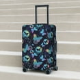 thumbnail image 6 of Pofeuu Blue Butterfly Print Luggage Suitcase Cover Protector Luggage Washable Covers Aesthetic for 18/24/28/32 inch Luggage（No luggage included）-Small, 6 of 7