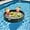 Medium Round Brown, variant on Floating Tray for Pool, Round Serving Tray for Swimming Pool Floats, for Hot Tub, Hot Spring, Beach Party, Pool Serving Drinks, Brunch (White)
