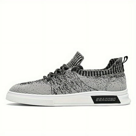 

YANGCYY Comfortable Women‘s Argyle Knit Textured Lace-up Running Shoes with Platform Design for Skateboarding Women‘s Mesh Footwear