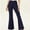 A0172-Navy, variant on QUINDOS Yoga Pants Flared Leg for Women High Waist Full Length Flare Leggings with Pockets