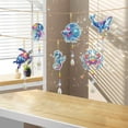 thumbnail image 5 of 6pcs Diamond Painting Wind Chimes, EEEkit Ocean Animal DIY Rhinestone Craft Outdoor Decor, 5 of 8