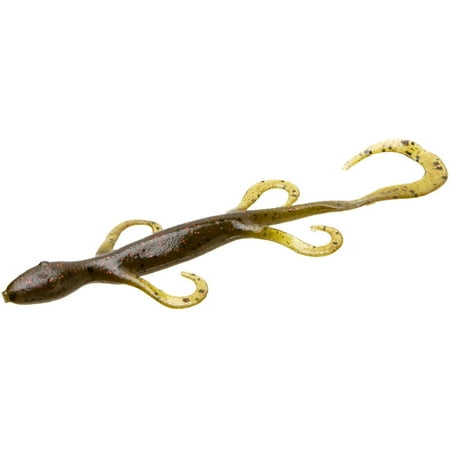 Zoom 002-202 Lizard Green Pumpkin Red 6 FW Soft Plastic Fishing Lure