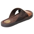 thumbnail image 2 of Base London Mens Webb Leather Sliders, 2 of 5