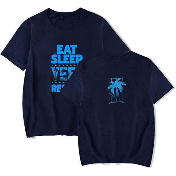 Jey USO Eat Sleep Yeet Repeat Fashion Harajuku Summer Tee Clothes Casual Summer T-Shirt