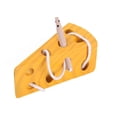 thumbnail image 1 of Cuerda De Queso De Madera Bloque De Juguete Enhebrar Rompecabezas Hilo De Ratón Juguete De Queso Hijos Regalo De Juguete Para Niños Niños Mayores De 2 Años Scienceny FN002329-00, 1 of 6