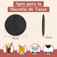thumbnail image 2 of 8 PCS Posavasos de Bebidas Portavasos para Mesa, Portavasos de Silicona Antideslizantes con Soporte, Coasters para Hogar, Oficina, Bar, Restaurante, Cafetería, 2 of 4