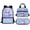 Cute Cat Galaxy, variant on Psesaysky Kids School Backpack Set 3-in-1, Sea Turtle Print Inch Lightweight Bookbag with Lunch Bag & Pencil Case for Elementary Middle High School