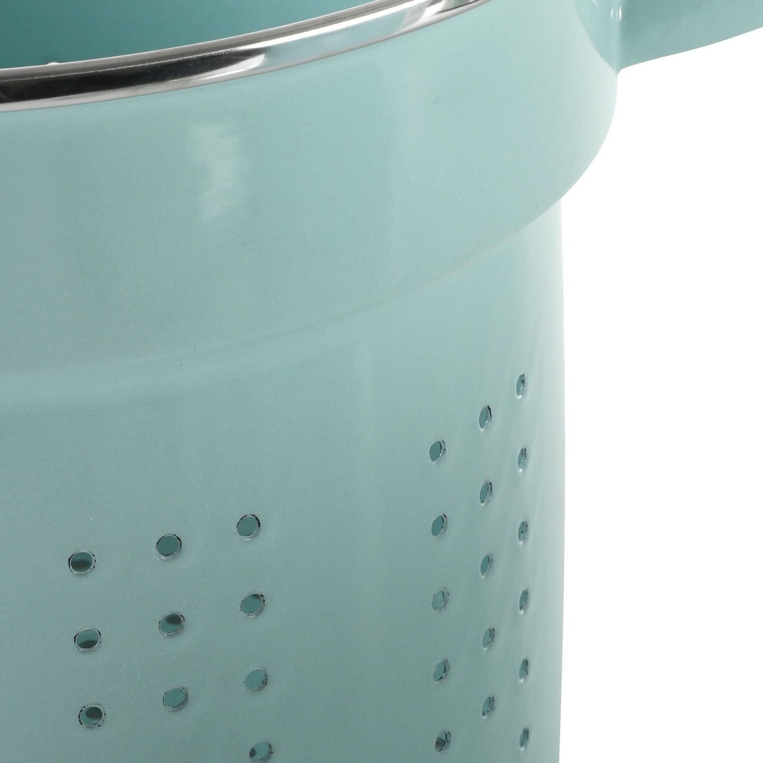 "Martha Stewart 8-Quart Stock Pot with Steamer, Martha Blue<br>"