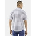thumbnail image 5 of George Men's & Big Men's Short Sleeve Poplin Button-Up Shirt, Sizes S-3XL, 5 of 5