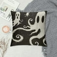 thumbnail image 2 of PHYHOO AVOIN Halloween Saying Throw Pillow Cover,  Fall Farmhouse Cushion Case for Sofa Couch Black, 2 of 5