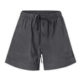 thumbnail image 6 of Tnhcen Women's Plus Size Summer Pajama Shorts 100% Cotton Drawstring Casual Lounge Shorts with Pockets Sleepwear for Women S - 5XL, 6 of 7