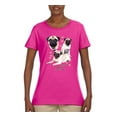 thumbnail image 2 of If It's Not a Pug It's Just a Dog Gift | Womens Dog Lover Graphic T-Shirt, Fuschia, 2XL, 2 of 3