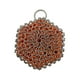 thumbnail image 2 of Cepillo limpiador de hierro fundido, almohadillas de silicona, utensilios de cocina reutilizables de acero inoxidable Naranja, 2 of 9