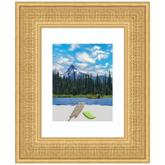 Trellis Gold Wood Picture Frame, Photo Frame, Art Frame