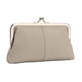 thumbnail image 2 of Cartera de mano rectangular de cuero PU Yuyangstore gris para fiesta y boda, 2 of 8