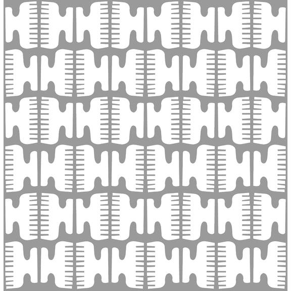 Black Pepper Paperie Grey Shift Peel & Stick Wallpaper