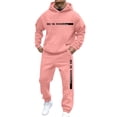 thumbnail image 2 of Yhkghxis Sweatsuits for Men 2 Piece Casual Letter Printed Sweatshirts Jogging Gym Sweat Suits Athletic Track Suit Sets, 2 of 5