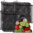 thumbnail image 1 of 10 pack drawstring net bags are creative and suitable for sports laundry balls, camping, vegetable nets and beaches. 10 pack drawstring net bags are creative and suitable for sports laundry balls, ca, 1 of 5