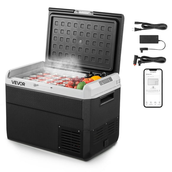 VEVOR 12 Volt Car Refrigerator Portable Freezer 52.8QT Electric Cooler for Camping