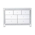 thumbnail image 2 of 47 in. silver crystal mirrored 7 drawer cabinet, 2 of 5
