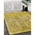 thumbnail image 2 of Ahgly Company Indoor Square Abstract Chrome Gold Yellow Abstract Area Rugs, 7' Square, 2 of 6