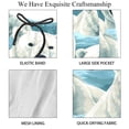thumbnail image 4 of luoweisi Men's Beach Shorts Quick Dry Swim Trunks with Mesh Lining Polar Bear S, 4 of 5